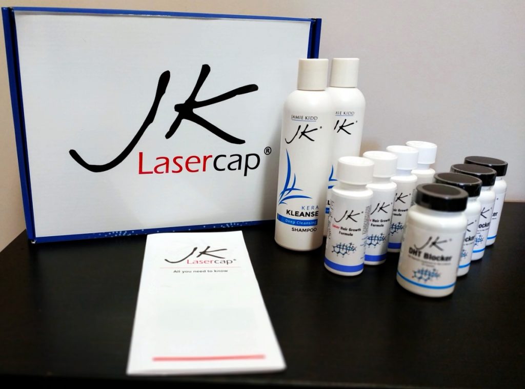 JK Laser Cap package for men